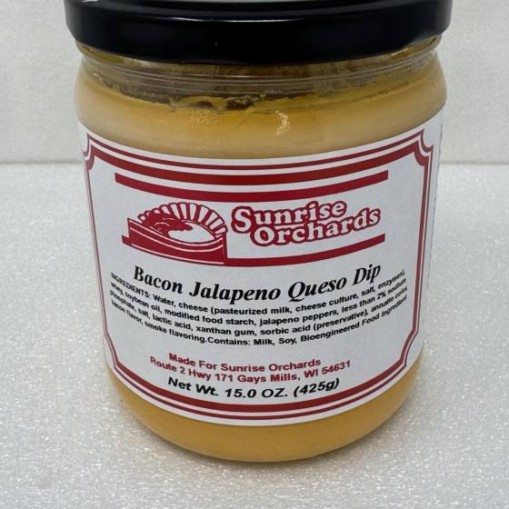 Sunrise Bacon Jalapeno Queso Dip-15 oz