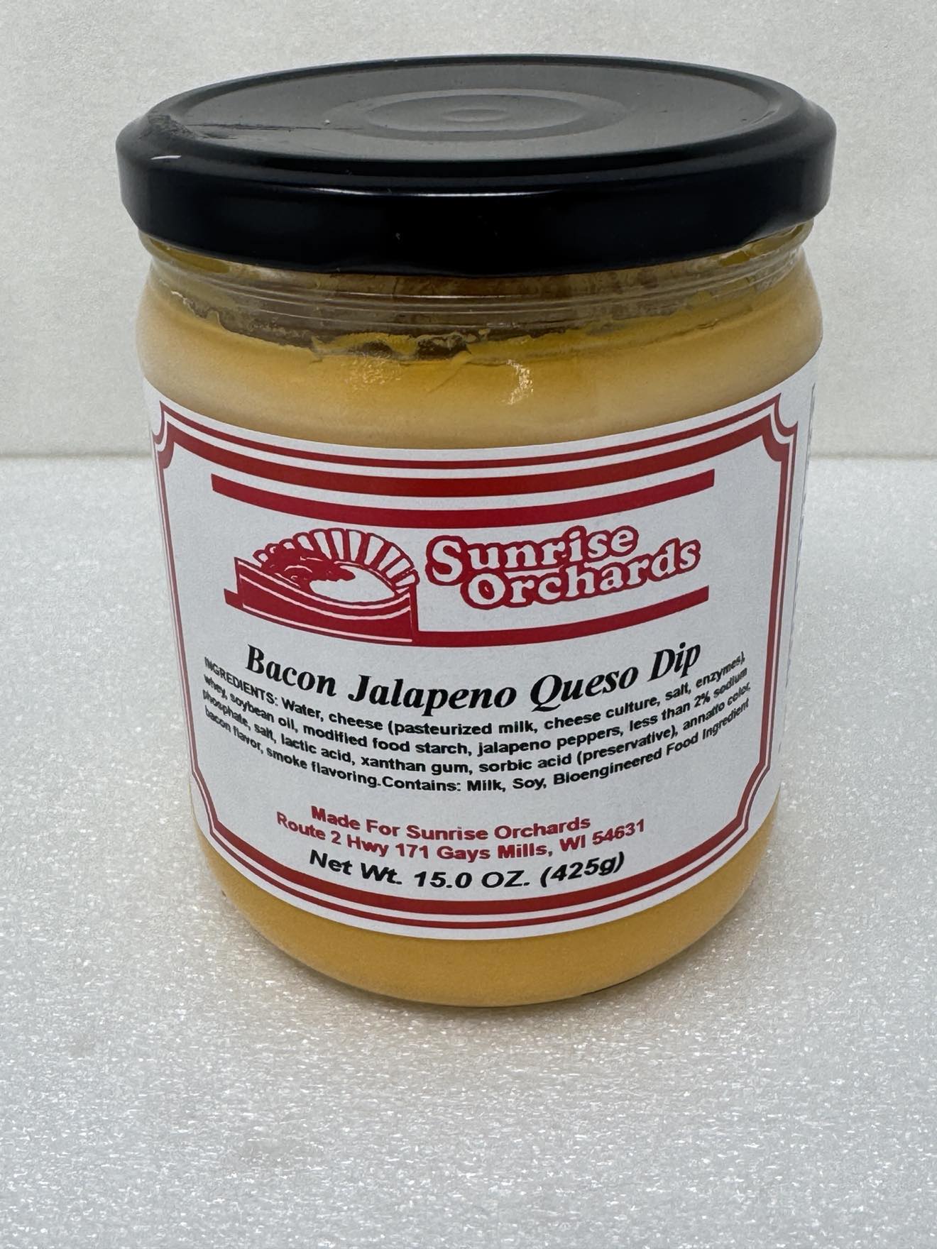 Sunrise Bacon Jalapeno Queso Dip-15 oz