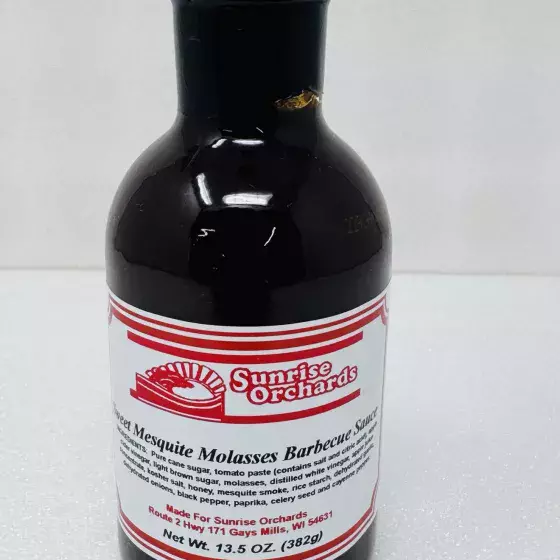 Sunrise Sweet Mesquite Molasses Barbecue Sauce-13.5