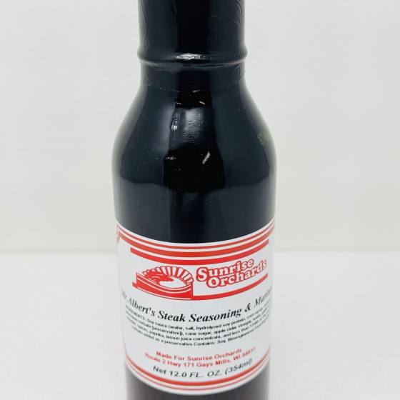 Sunrise Mr. Albert's Steak Seasoning & Marinade 12-oz