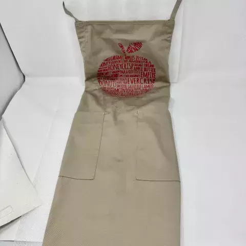 Sunrise Orchards Apron-Beige