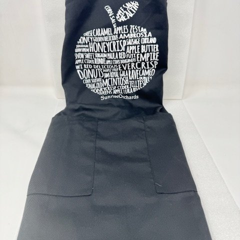 Sunrise Orchards Apron-Black