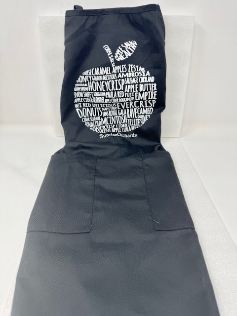 Sunrise Orchards Apron-Black
