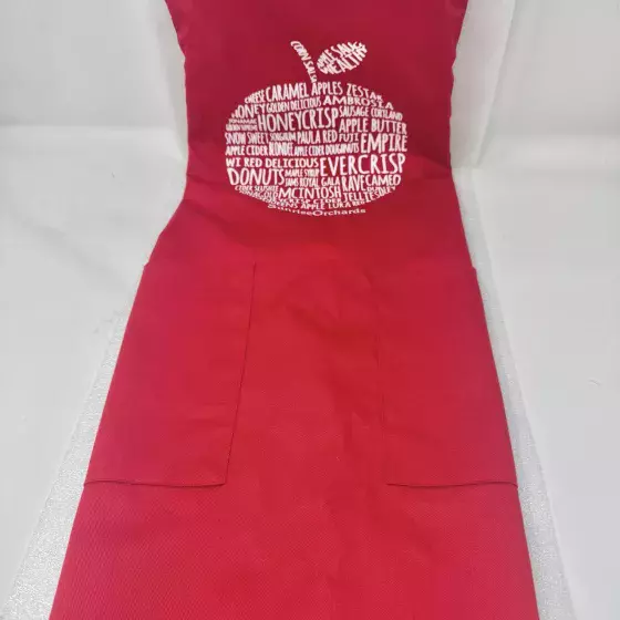 Sunrise Orchards Apron-Red