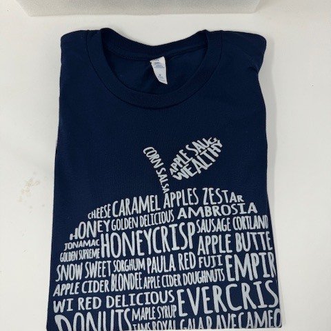 Sunrise Orchards 2X T-Shirt-Navy
