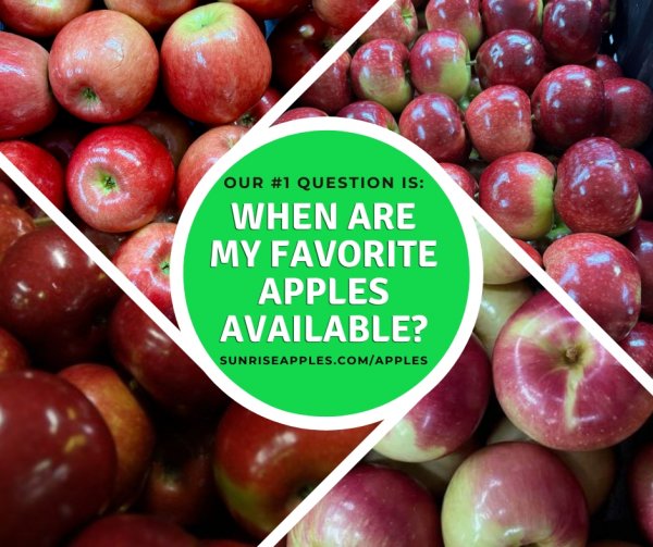 A Quick Apple Availability Reminder!